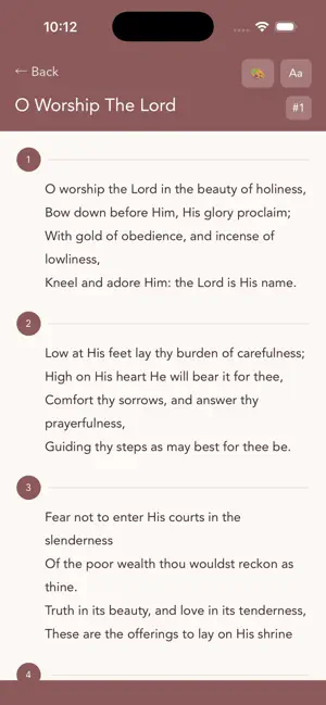 SDA Hymnal: PH Edition iPhone screenshot 3