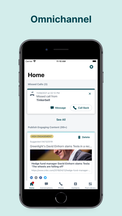 Hearsay Mobile Screenshot