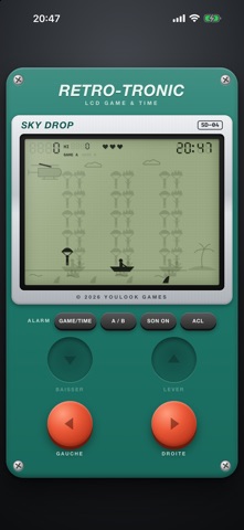 RETRO-TRONIC Sky Drop screenshot 1