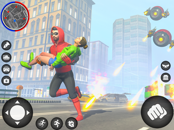 Spider Rope Hero Fighter Game