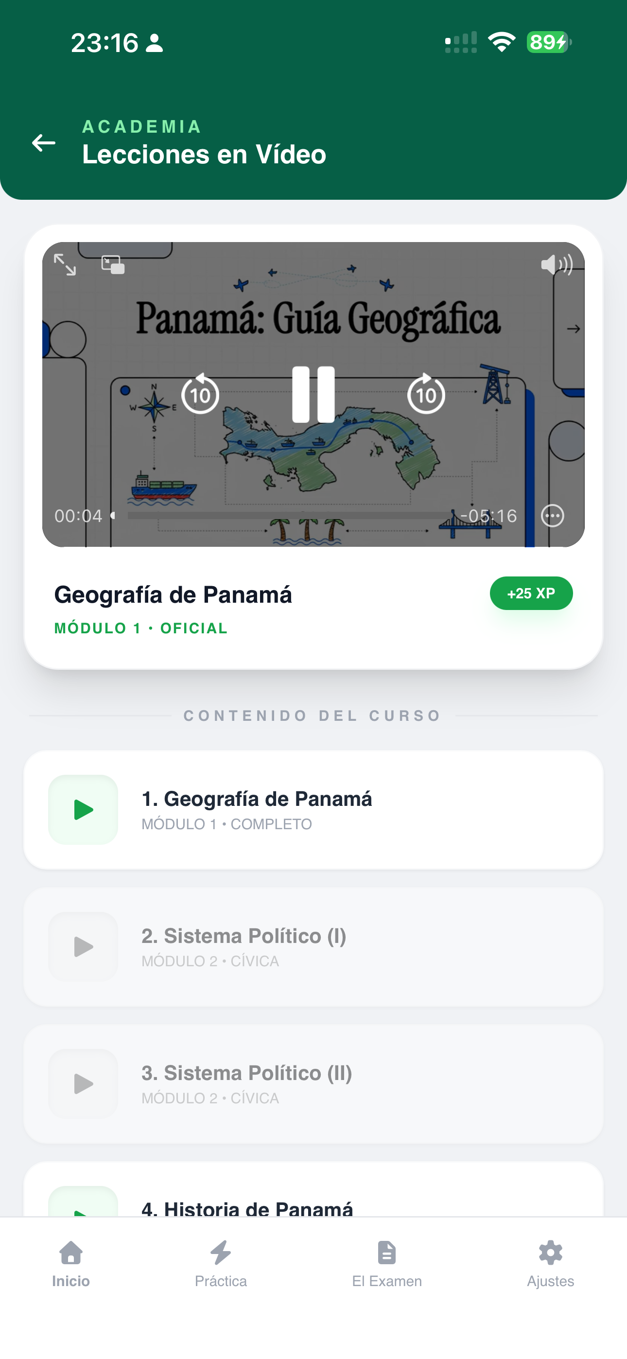 Examen Naturalización Panamá