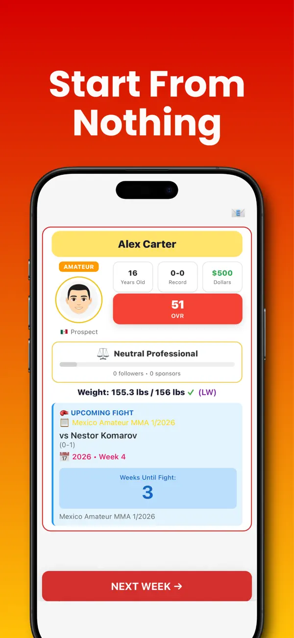 Screenshot #3 pour MMALife - MMA Life Simulator