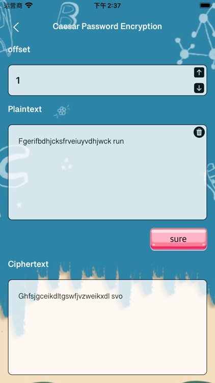 Caesar cipher related