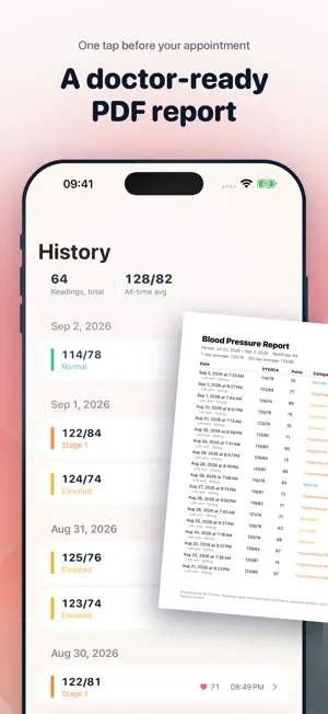 Blood Pressure Diary & Charts screenshot 3
