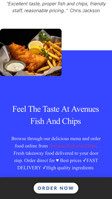 Avenues Fish & Chips Screenshot
