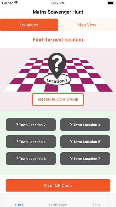 Maths Scavenger Hunt Screenshot