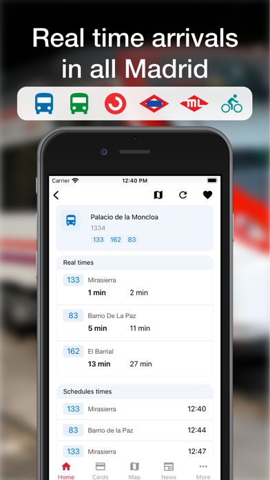 Madrid Transport - TTP Screenshot
