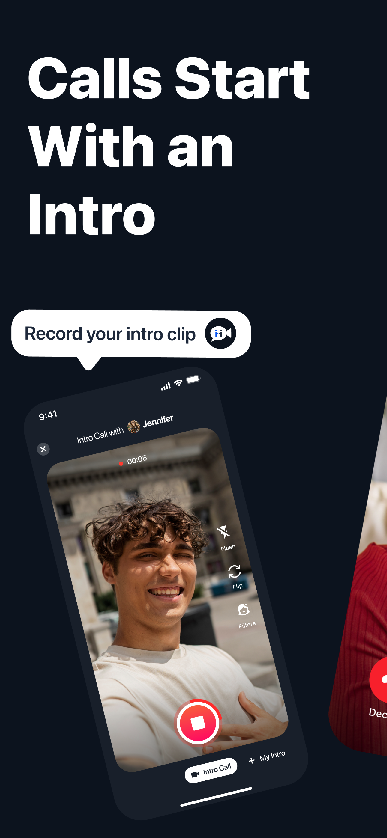 FaceCall: Video Call Intros