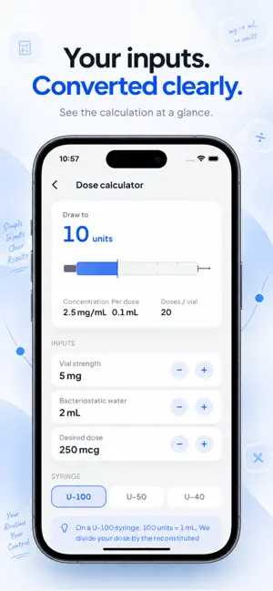 Protodose : Peptide Tracker screenshot 4