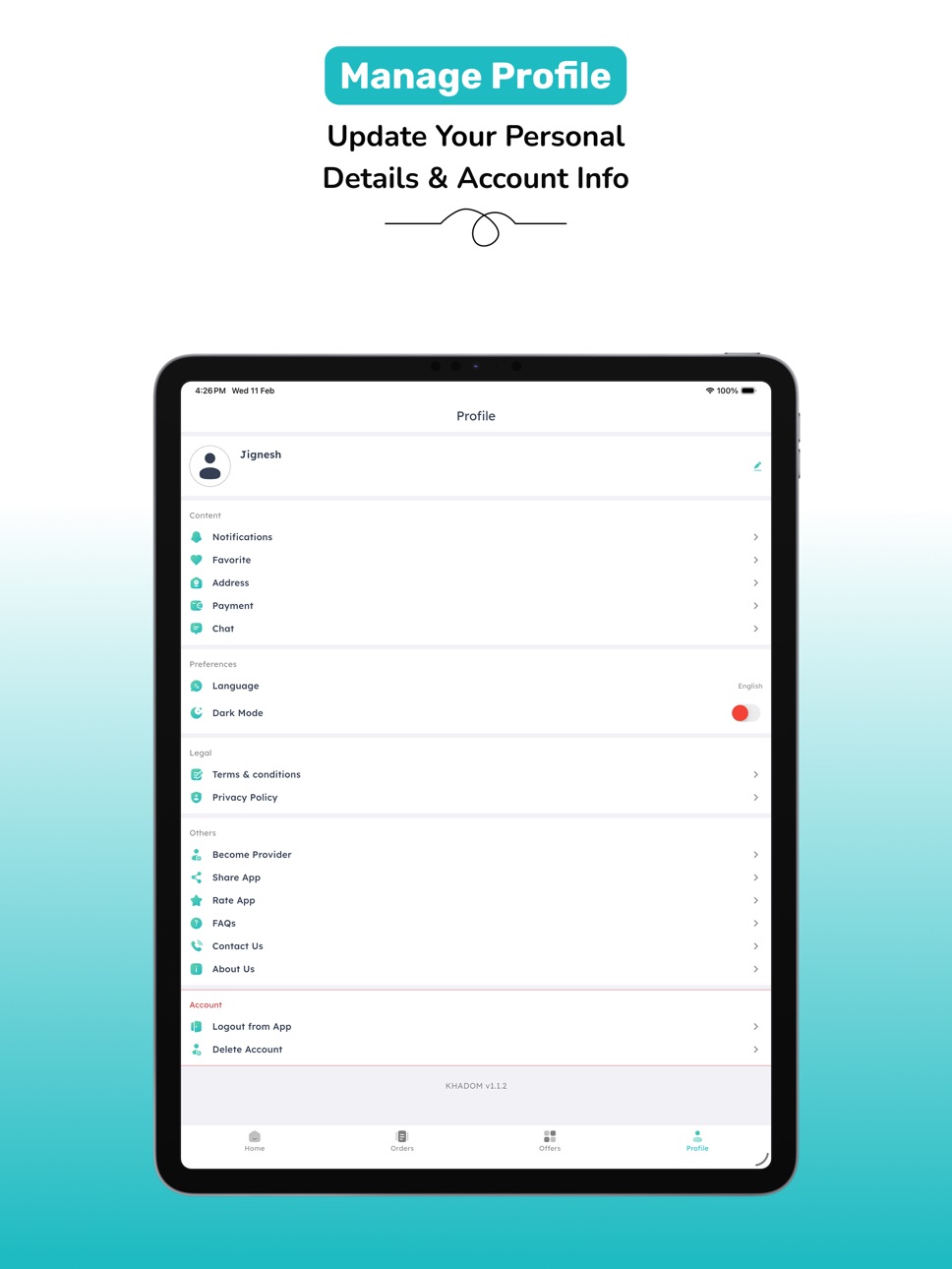 iPad screenshot