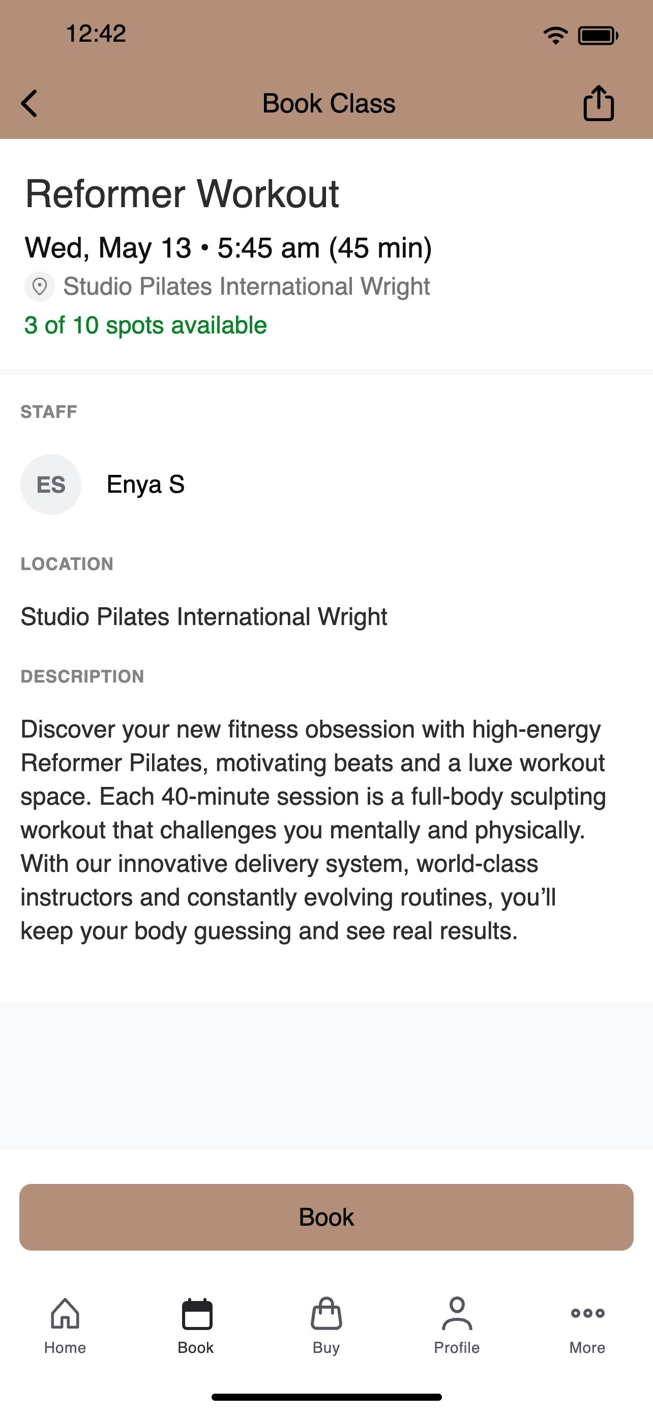 Studio Pilates screenshot 3