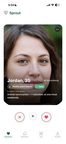 Sprout - Plant Based Dating Screenshot 8 of 10