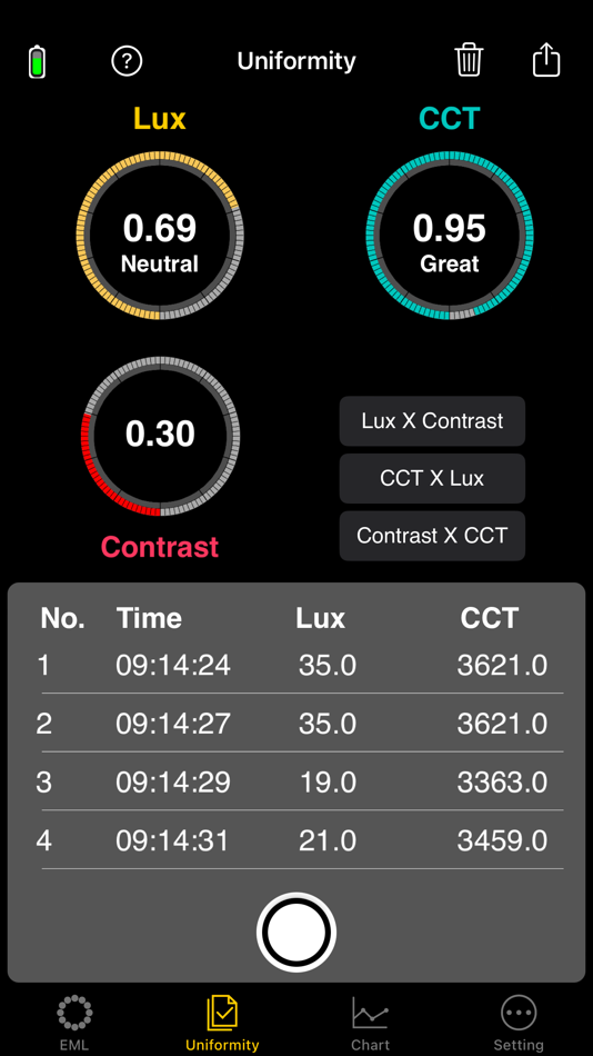#2. In. Licht pro-Lighting Meter (iOS) 由: Lawrence Co., Ltd