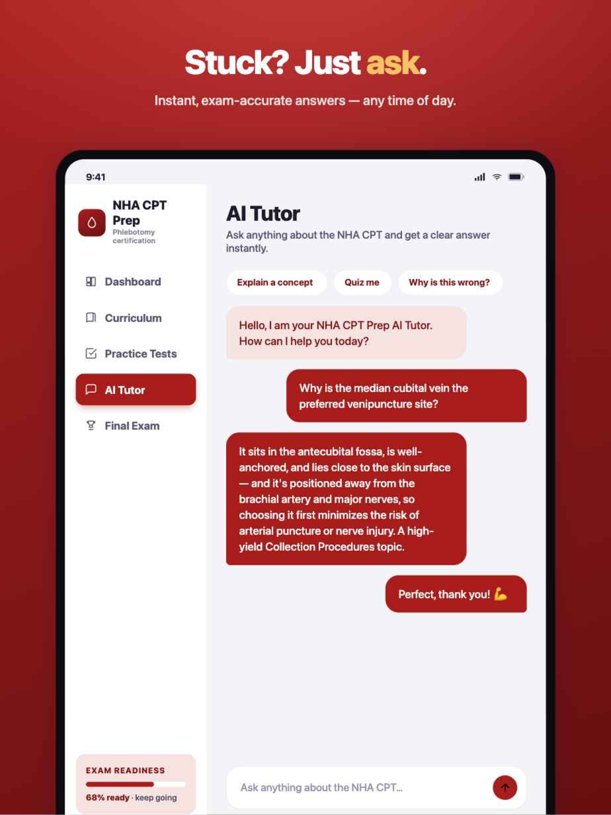 Phlebotomy NHA CPT Prep | NOVA screenshot 8