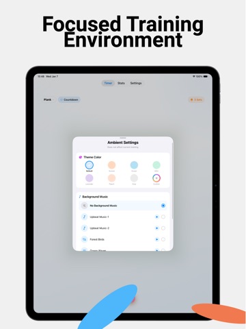 CatFit Timer iPad screenshot