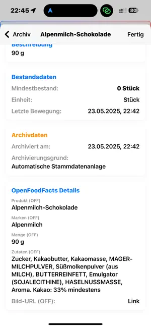 Lagerplatz 2.0 – Vorräte screenshot 4