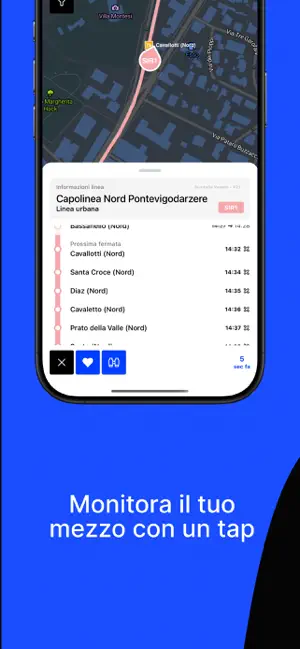 PadoVia - Bus in tempo reale iPhone screenshot 2