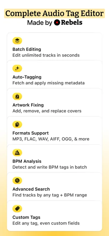Audio Tag Editor - MP3 & ID3 screenshot 2 of 6