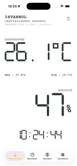 Capture d'écran de Thermomètre Et Baromètre sur iPhone 1