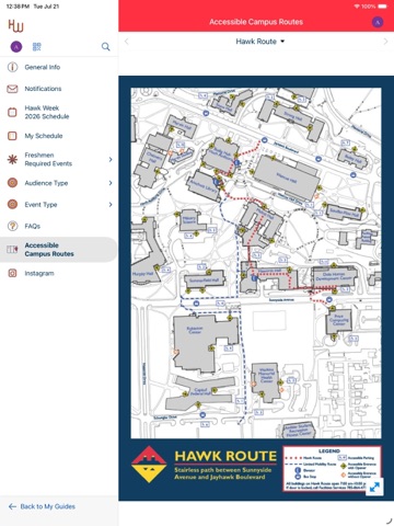 KU Events iPad screenshot