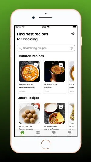 Yumly – Veg Recipe Planner screenshot 1