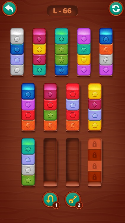 Wood Sort 3D : Color Block Puz