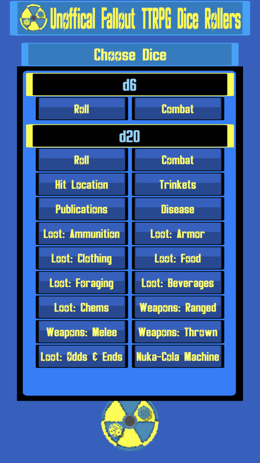 #1. Unofficial FOTTRPG Dice Roller (iOS) بواسطة: Bily Salazar