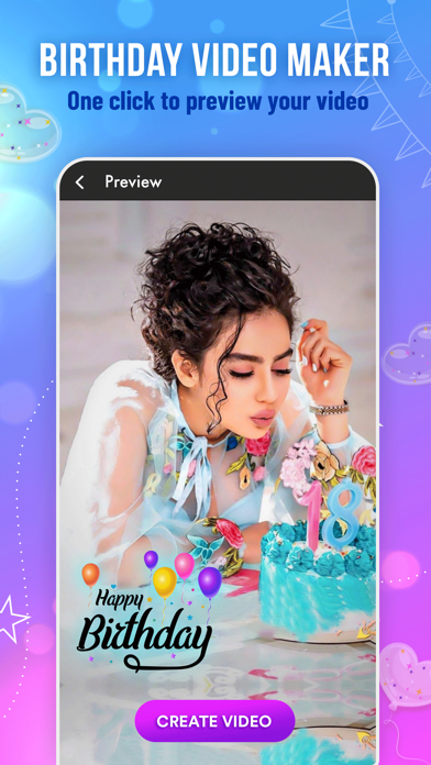 Birthday Video Screenshot