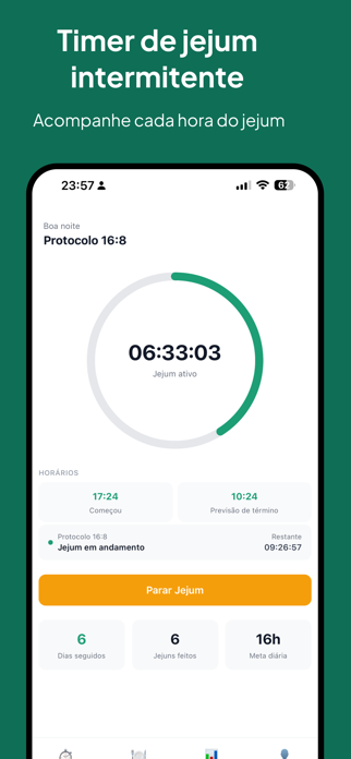 Jejum Intermitente: Timer 168 Screenshot 2 of 7