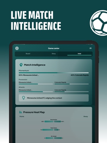 Luna Soccer - Sports App iPad screenshot 2