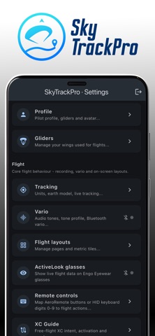 SkyTrackPro screenshot