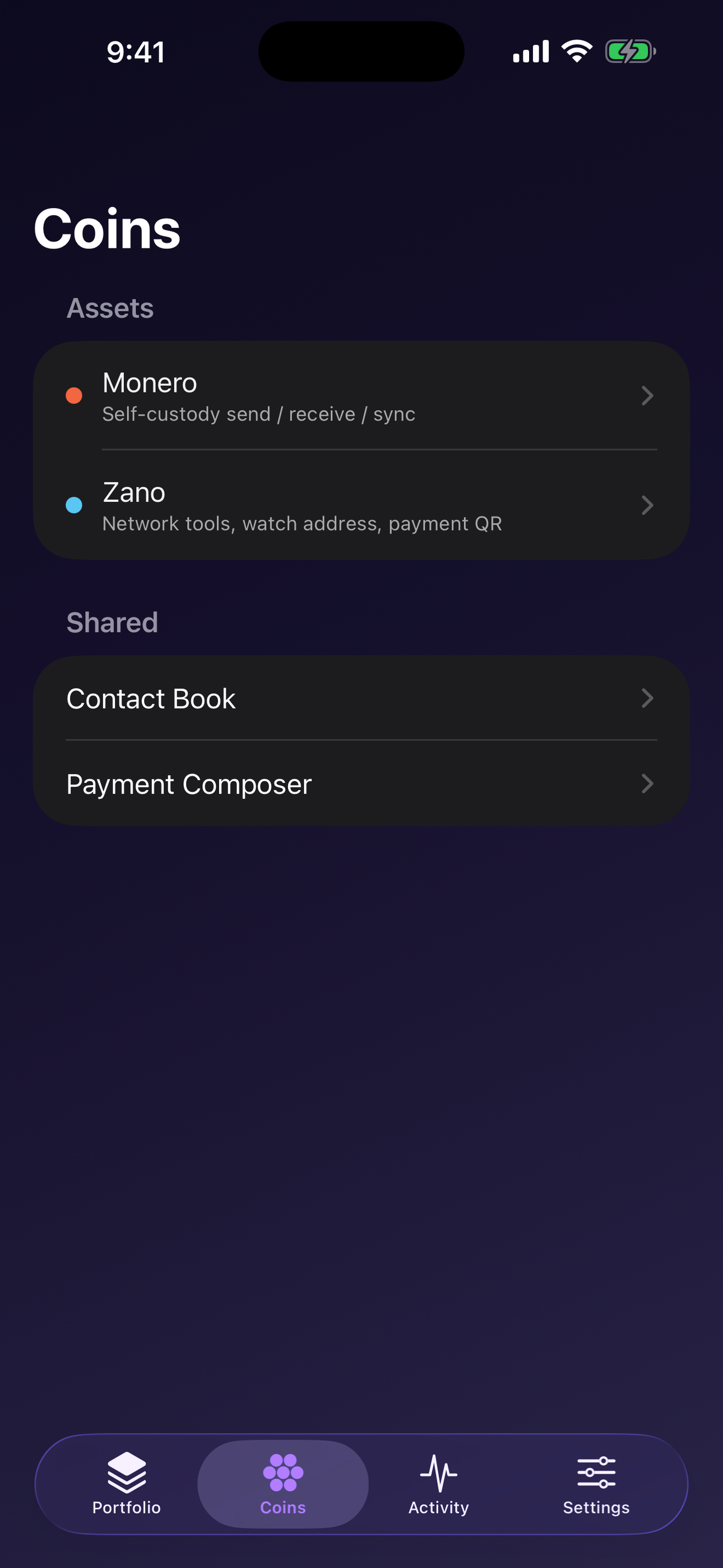 Monero Wallet-Zano & XMR screenshot 5
