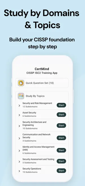 CertMind: CISSP Exam Prep screenshot 4