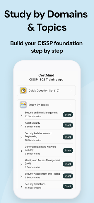 CertMind: CISSP Exam Prep Screenshot 4 of 5