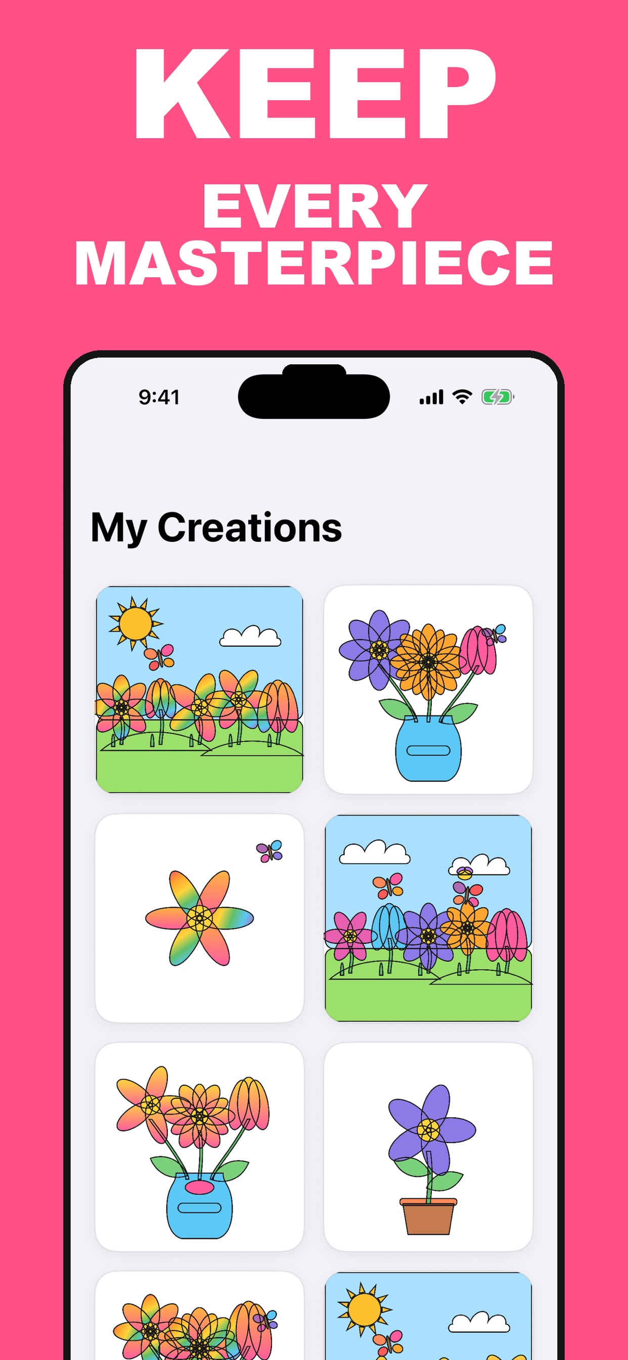 Screenshot 4 of Flower Coloring Book Kids