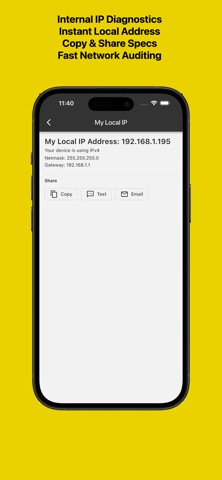 Look4IP: ASN & Domain Lookup iPhone screenshot