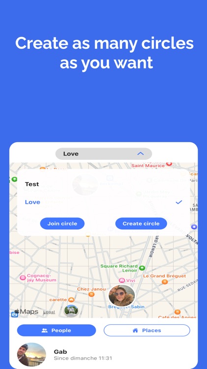 Family location sharing
