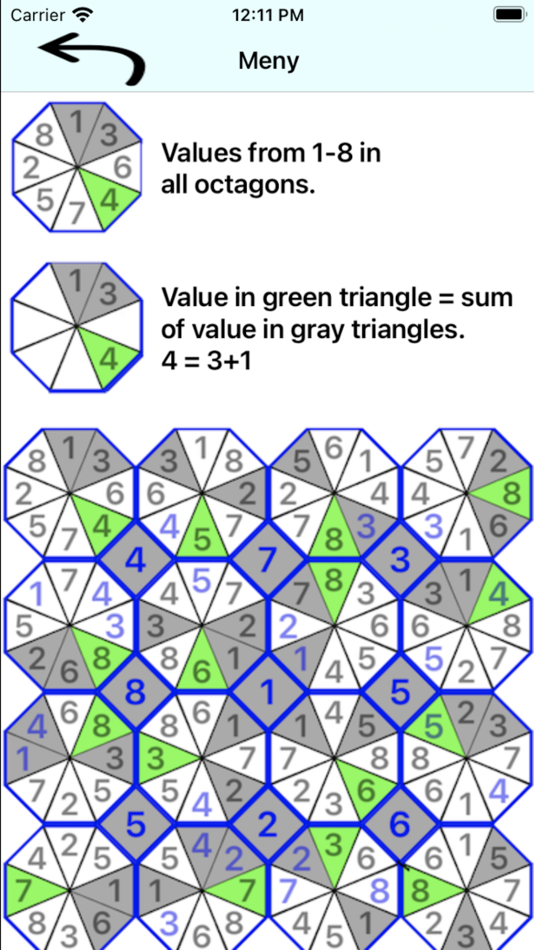 #4. Octagon brain teaser game (iOS) By: Eivind Dybvik