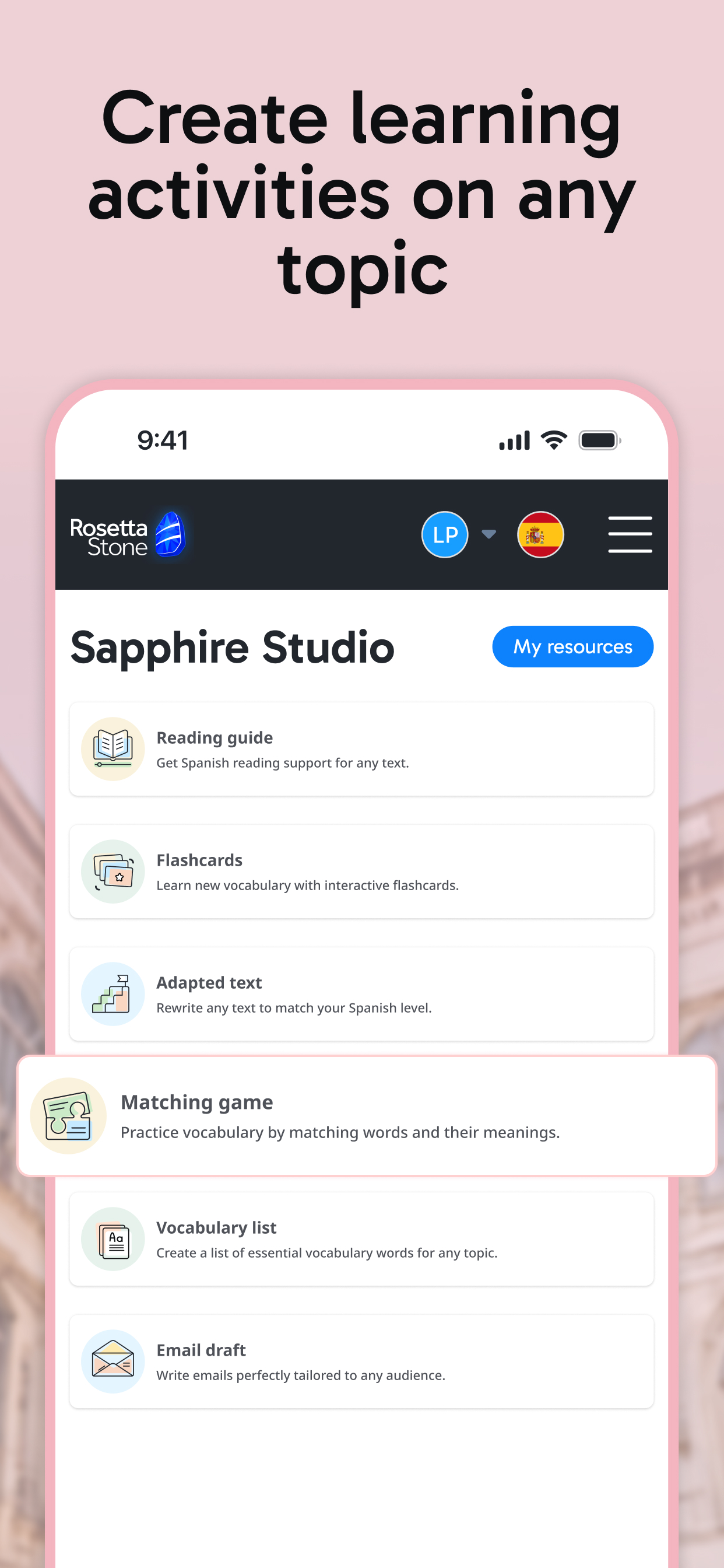 Rosetta Stone Sapphire screenshot 7