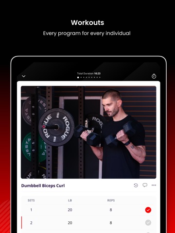 Brad Gould Training iPad screenshot