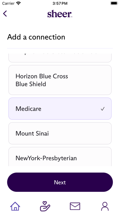 Sheer Health Screenshot