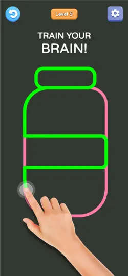 Скриншот One Go Line Puzzle на iPhone 3