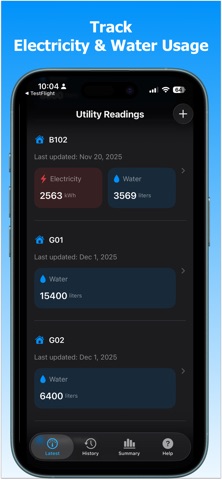 Utility Meters Tracker Screenshot 1 of 5