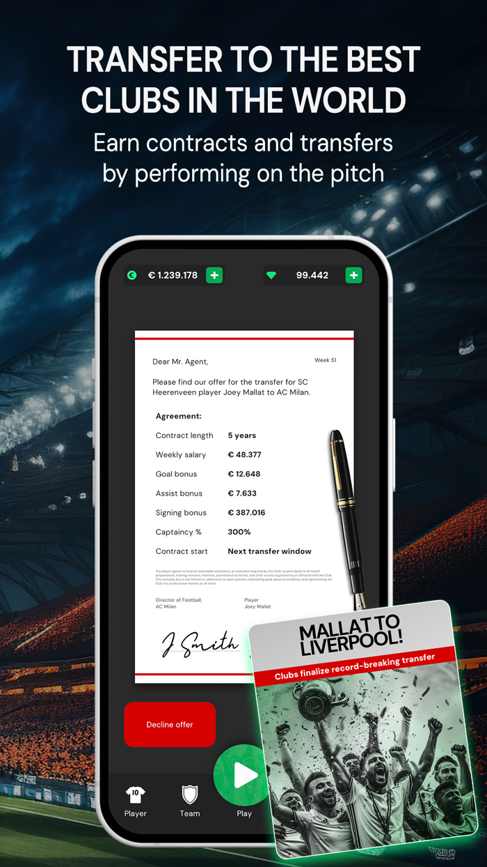 Club Legend - Football Game