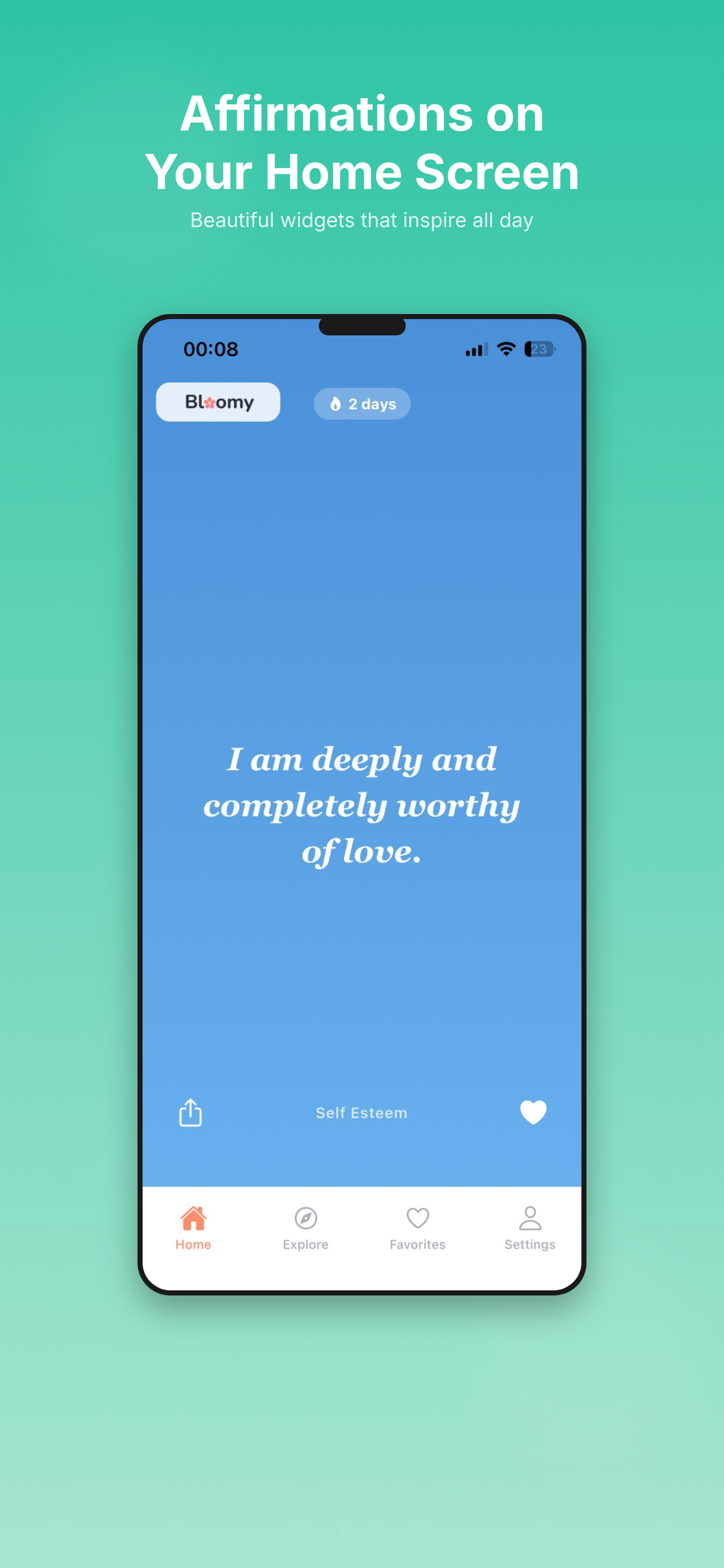 Bloomy: Daily Affirmations
