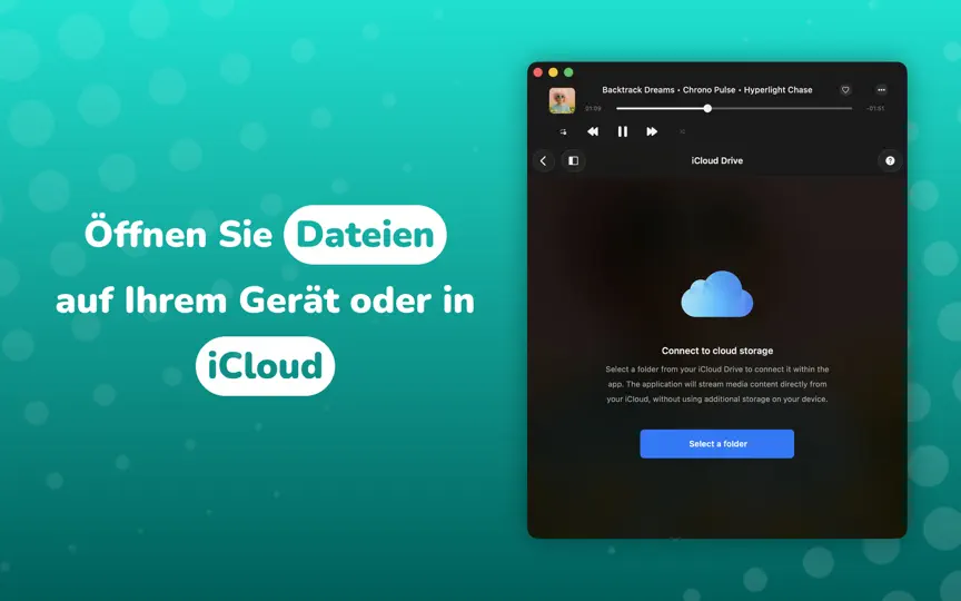 Screenshot von Evermusic auf dem iPhone 6