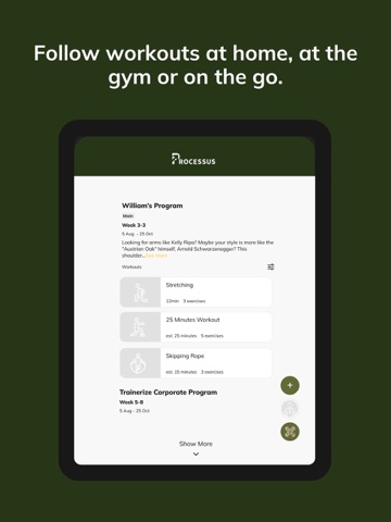 Processus iPad screenshot