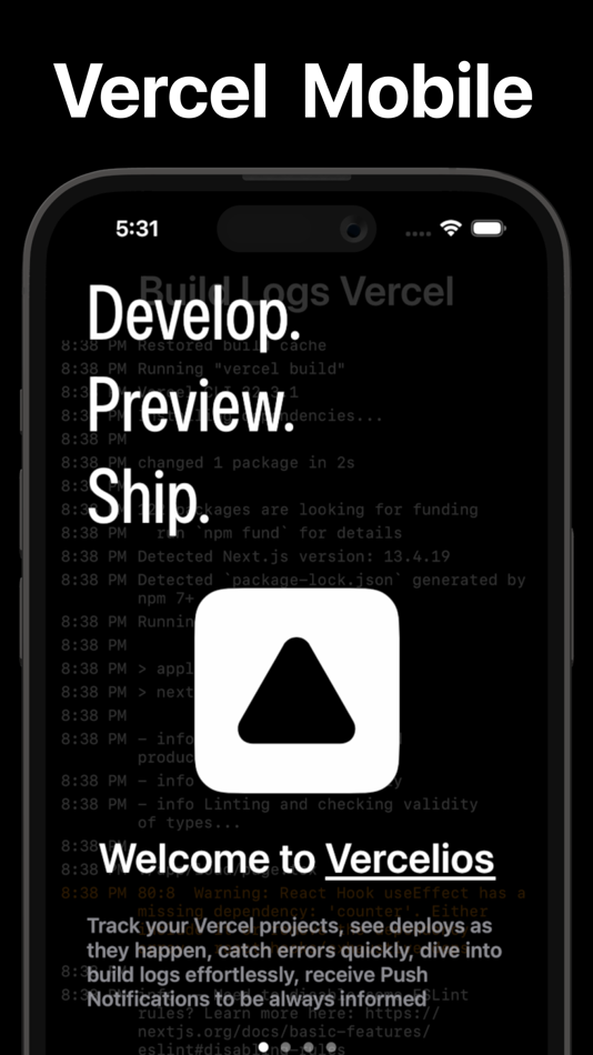 #1. Vercel Client - Vercelios (iOS) di: Alberto Moral