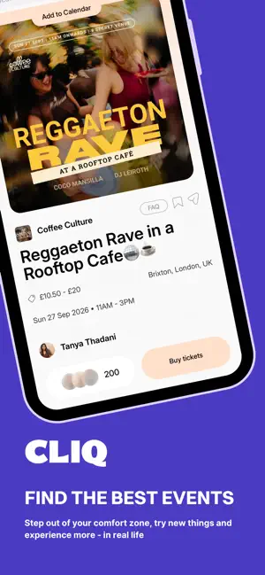 CLIQ - Meet People IRL screenshot 2
