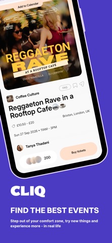 CLIQ - Meet People IRL iPhone screenshot 2